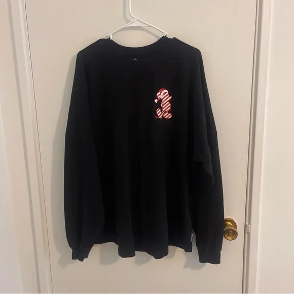 Disney Black Sweatshirt with Red and White Design - Picture 7 of 7